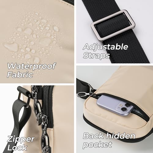 Small Crossbody Bag for Men Women