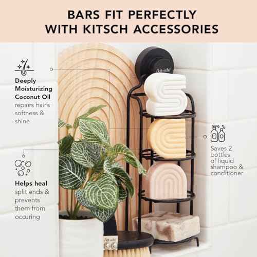 Tea Tree Shampoo Bar & Coconut Oil Conditioner Bar (5.9 Ounce)