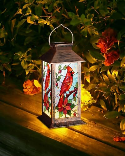 Solar Lanterns Outdoor Waterproof Garden Decor Birthday Gifts for Women Mom Grandma Sister