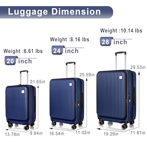 Luggage Sets 3 Piece (3 Count)