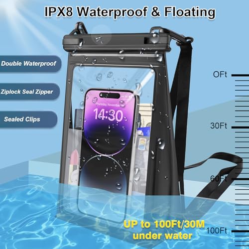Large Waterproof Phone Pouch Floating