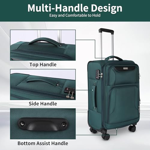 3 Piece Softside Expandable Luggage Set (3 Count)