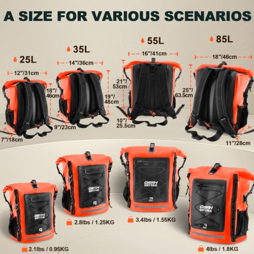 Waterproof Backpack Dry Bag 25L
