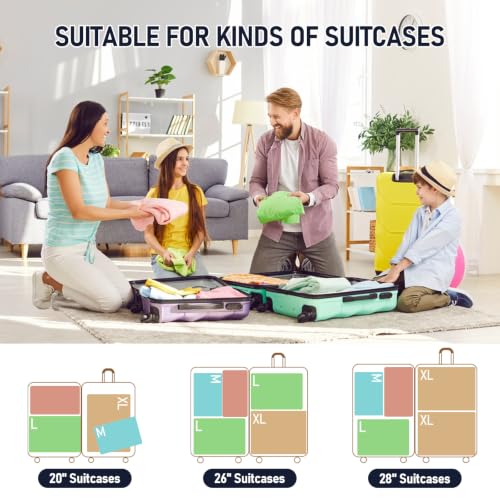 6 Set Compression Packing Cubes