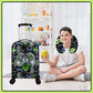 Kid’s Luggage Set 5 Piece Suitcase Set 16’’ Hardside Luggage with Spinner Wheels Girls Boys Carry on Luggage Travel Rolling Luggage Airline Approved (5 Count)