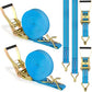 2Pack Ratchet Straps Heavy Duty (2 Count)
