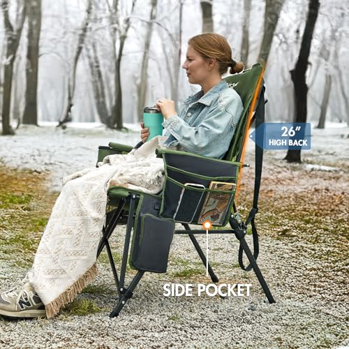 400 LBs Heavy Duty Camping Chairs for Adults