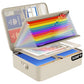 Fireproof File Organizer Bag with 13 Pockets Accordion File Folder