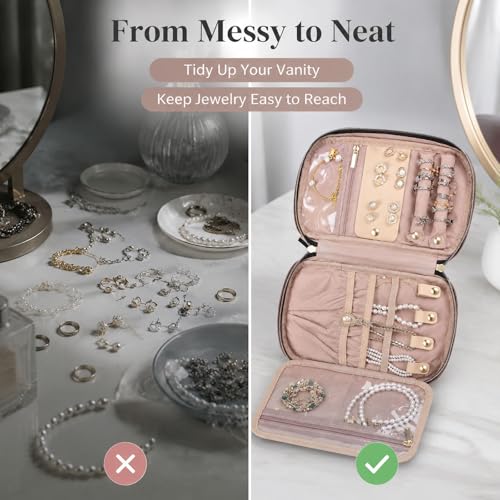 Jewelry Travel Case Organizer for Necklaces