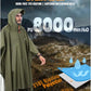 Hooded Rain Poncho for Adult Waterproof Lightweight Raincoat