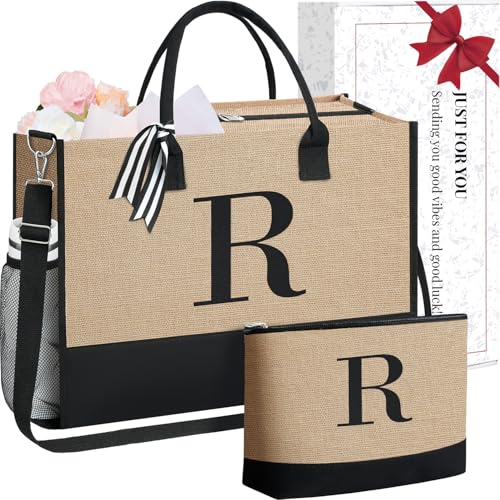 Personalized Initial Tote Bag