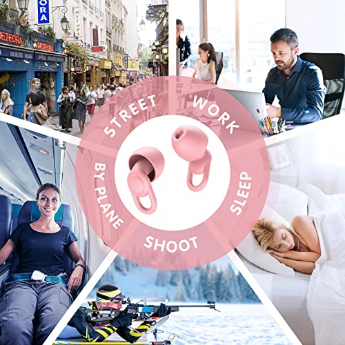 Silicone Reusable Soft Comfortable Earplugs for Sleeping