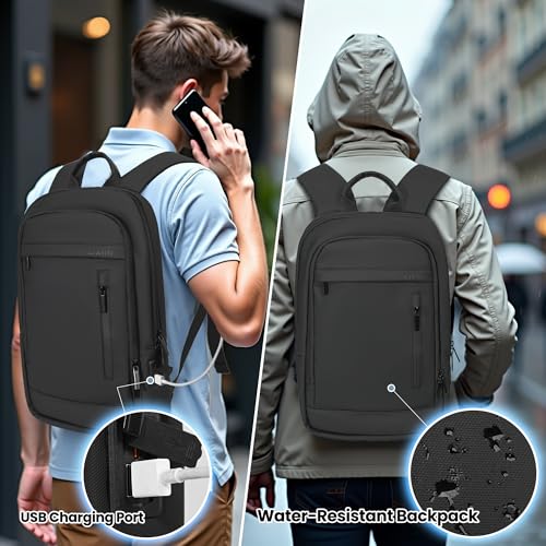 Backpack for Men Lightweight Business Commute Laptop Backpack Anti