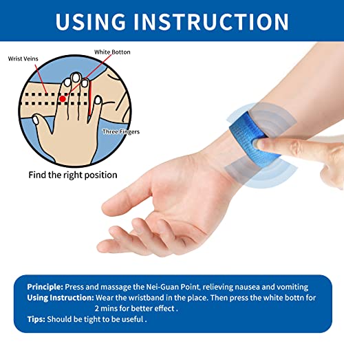 6 Pairs Motion Sickness Bands (12 Count)