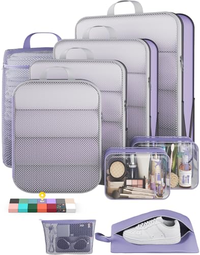 9 11 Set Compression Packing Cubes for Travel Essentials (9 Count)