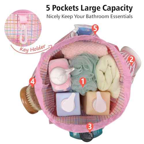 Mesh Shower Caddy Portable with Drawstring