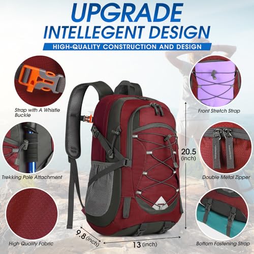 Hiking Backpack 40L Packable Lightweight Camping Daypack Men Women