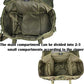 3 In 1 Tactical 45L Military Backpack Travel Duffle Bag for Weekender Gym Workout Deployment
