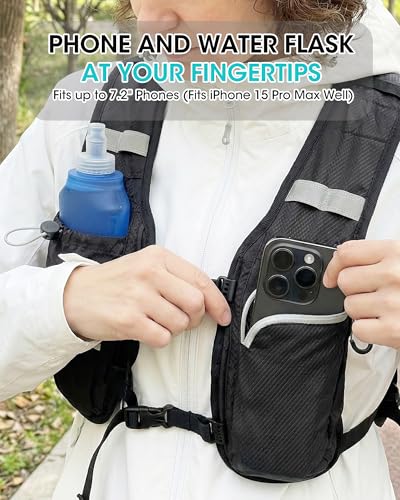 Foldable Small Hiking Backpack with 3 Strap Pockets