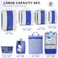 10 Set Compression Packing Cubes for Travel Essentials (10 Count)