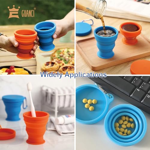 Silicone Collapsible Cup for Traveling (4 Count)