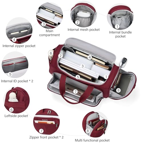 Small Underseat Carry On Luggage Bags for Travel with 10 Pockets