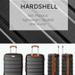 Luggage 3 Piece Sets Hard Shell Luggage Set with Spinner Wheels (3 Count)