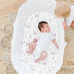 Stretch Fitted Bassinet Sheet Set BROLEX 2 Pack Cradle Sheets for Bassinet Pad (2 Count)