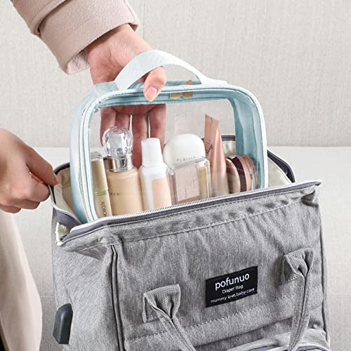 Clear Makeup Bag (3 Count)