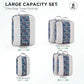6 Set Compression Packing Cubes for Travel Essentials (6 Count)