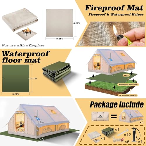 13' x 10' Large Inflatable Tent for Camping 8