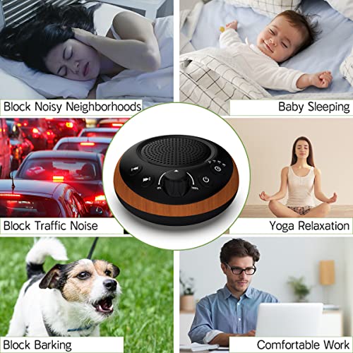 Brown Noise Sound Machine White Noise Machine Nonstop 30 Soothing Sounds Sound Therapy for Baby Kids Adults Sleep Machine 36
