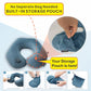 Portable Inflatable Travel Neck Pillow for Airplane