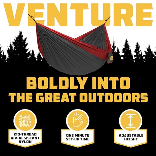 Hammock for Camping Double Hammocks Gear for The Outdoors Backpacking Survival or Travel