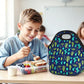 Neoprene Lunch Tote Insulated Thermal Reusable Lunch Bag Box for Boys Men with Zipper