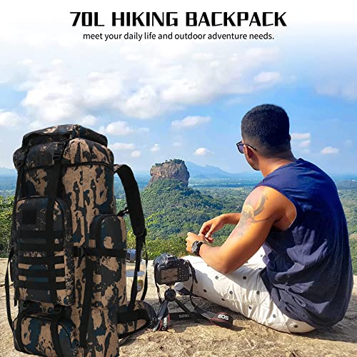 Hiking Backpack for Men 70L