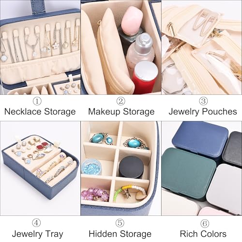 2 Layer Portable Jewelry Box