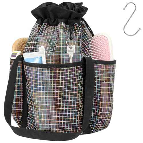 Mesh Shower Caddy Portable with Drawstring