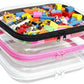 3PCS Clear Hard Plastic Zipper Case (3 Count)
