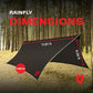 Rain Fly 12x10 Lightweight Survival Camping Tarp; 100% Waterproof; Makes a Great Backpacking Tarp or Hammock Shelter; Comes in Multiple Colors