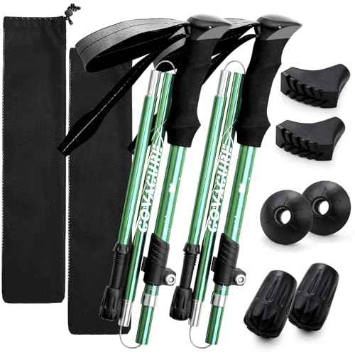 Hiking Poles 7075 Aluminum Tri (2 Count)