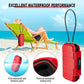 Portable Safe Lock Box with Combination Lock Mini Beach Travel Safe Waterproof Small Lockable Box with Removable Wire Rope Combination Safe Box for Dorm