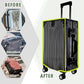 3Pcs Thicken Clear Luggage Cover (3 Count)