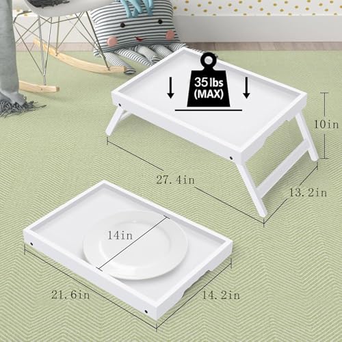 FSC 100% Bamboo Bed Tray with Folding Legs