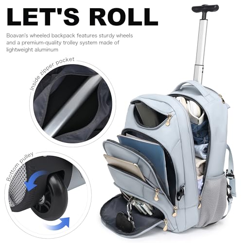 Rolling Backpack for Women