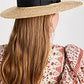 Women's Spencer Straw Boater Hat