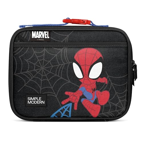 Marvel Spidey Kids Lunch Box & Insulated Lunch Bag for School