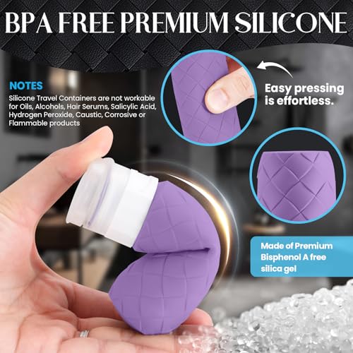 Travel Bottles for Toiletries (4 Count)