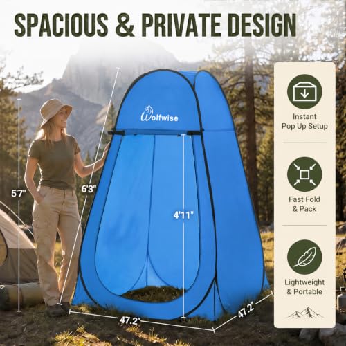 Pop Up Shower Tent for Camping Essentials