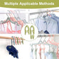 24 Pcs Travel Hangers with 48 Pcs Clips (24 Count)